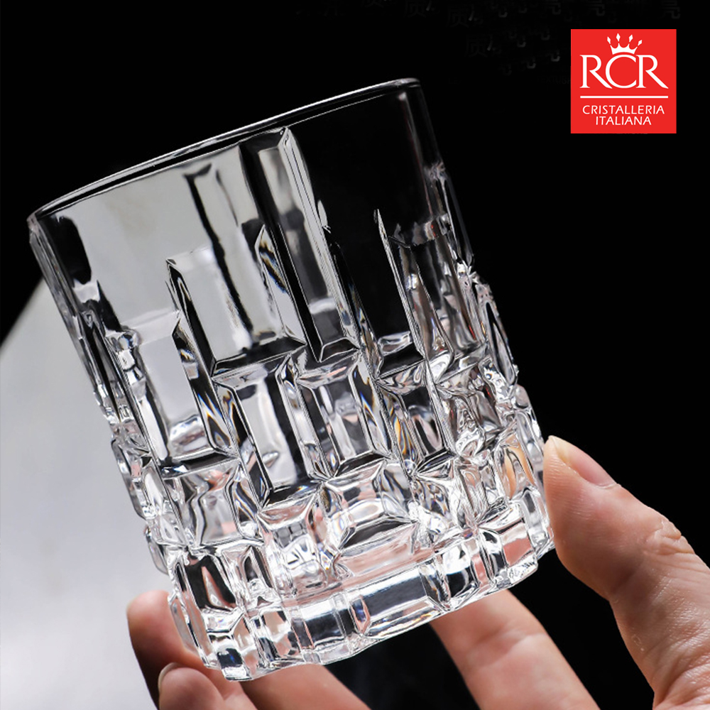 RCR 고급 크리스탈 위스키잔세트 330ml, 6개, 에트나 언더락잔 - 상세 이미지 2