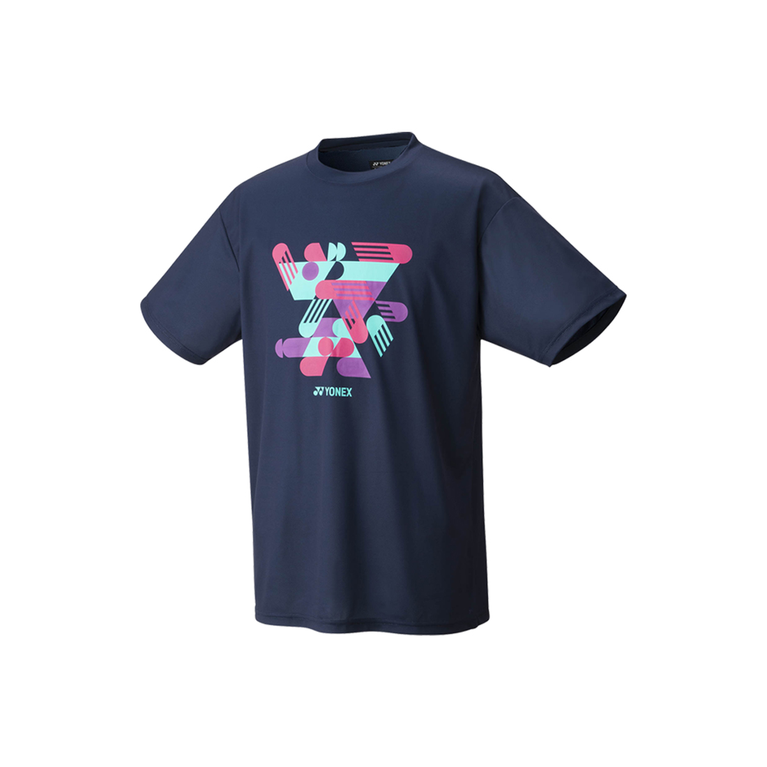 요넥스 YM0043EX 배드민턴 수입 반팔 티셔츠 남녀공용 데일리웨어 인디고마린 화이트 블루그린 - 상세 이미지 2
