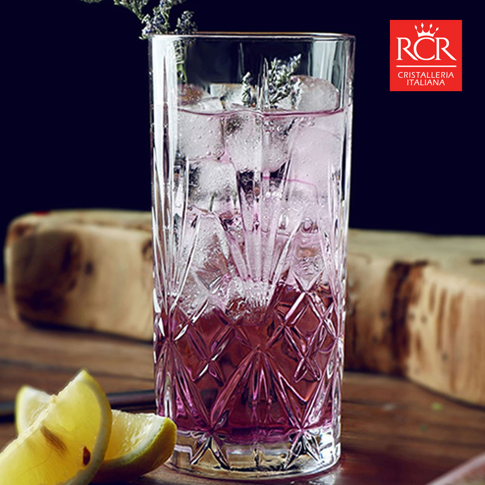 RCR 크리스탈 위스키잔 고급 술잔 선물세트 6P 360ml, 6개, 멜로디아 하이볼잔