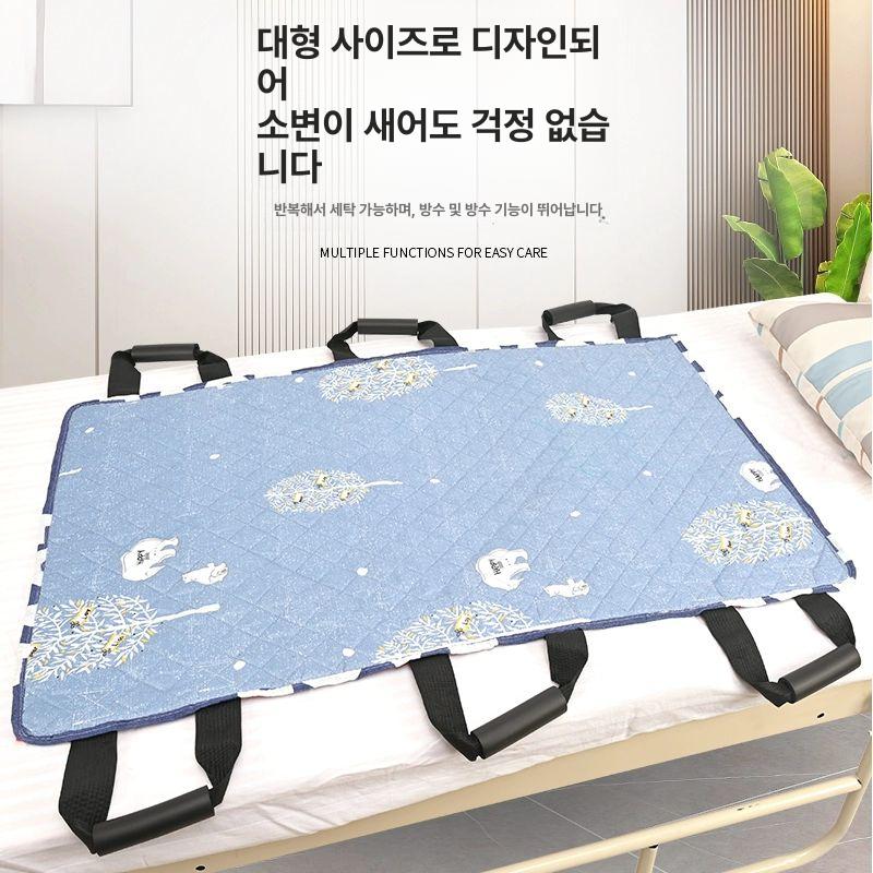 환자 이동 매트 슬라이딩 요패드 미끄럼방지 욕창방지 미끄럼 방지 통기성 좋은 대형 기저귀 - 상세 이미지 2