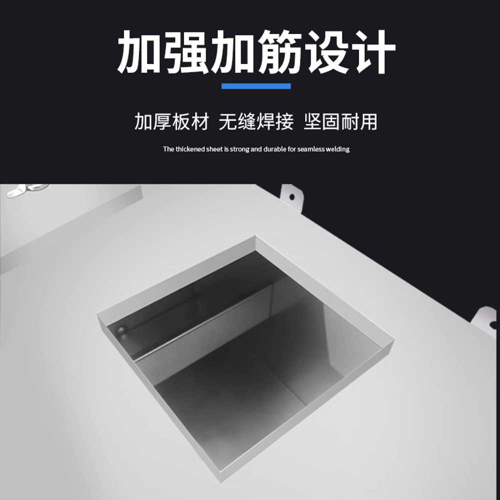 스텐 물탱크 저수통 급수 식품 생산 공장 용기 사각 80x50x50cm - 상세 이미지 4