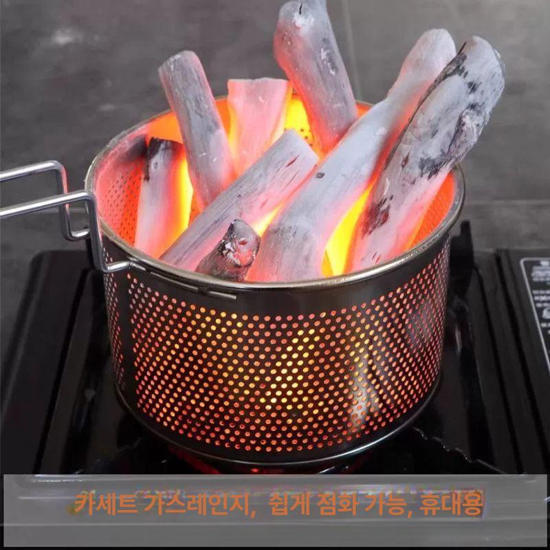 미니 숯불착화기 숯 화로대 점화통 침니스타터 발화기 1000W A - 상세 이미지 5