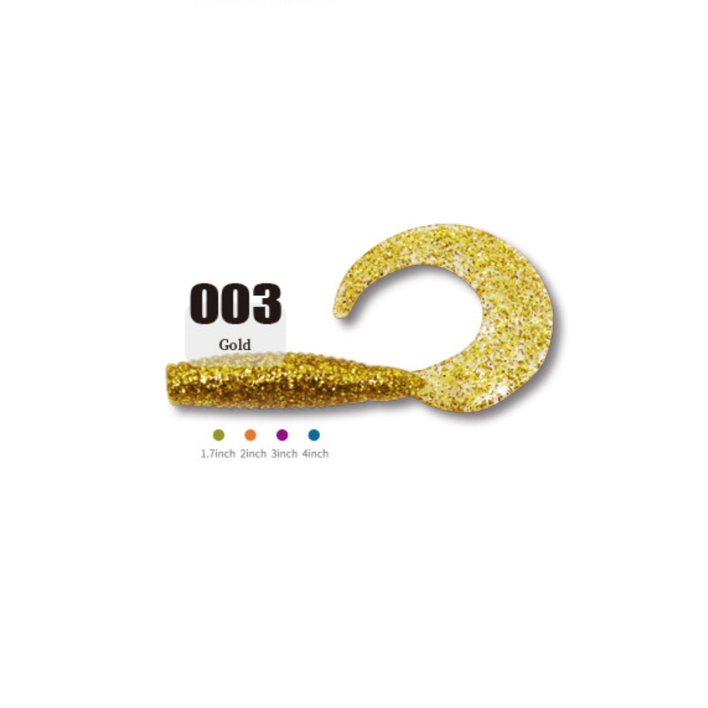 캣츠크로우 씨그럽 우럭웜 광어캐스팅 배스웜 003 골드, 5cm(2인치) - 상세 이미지 2