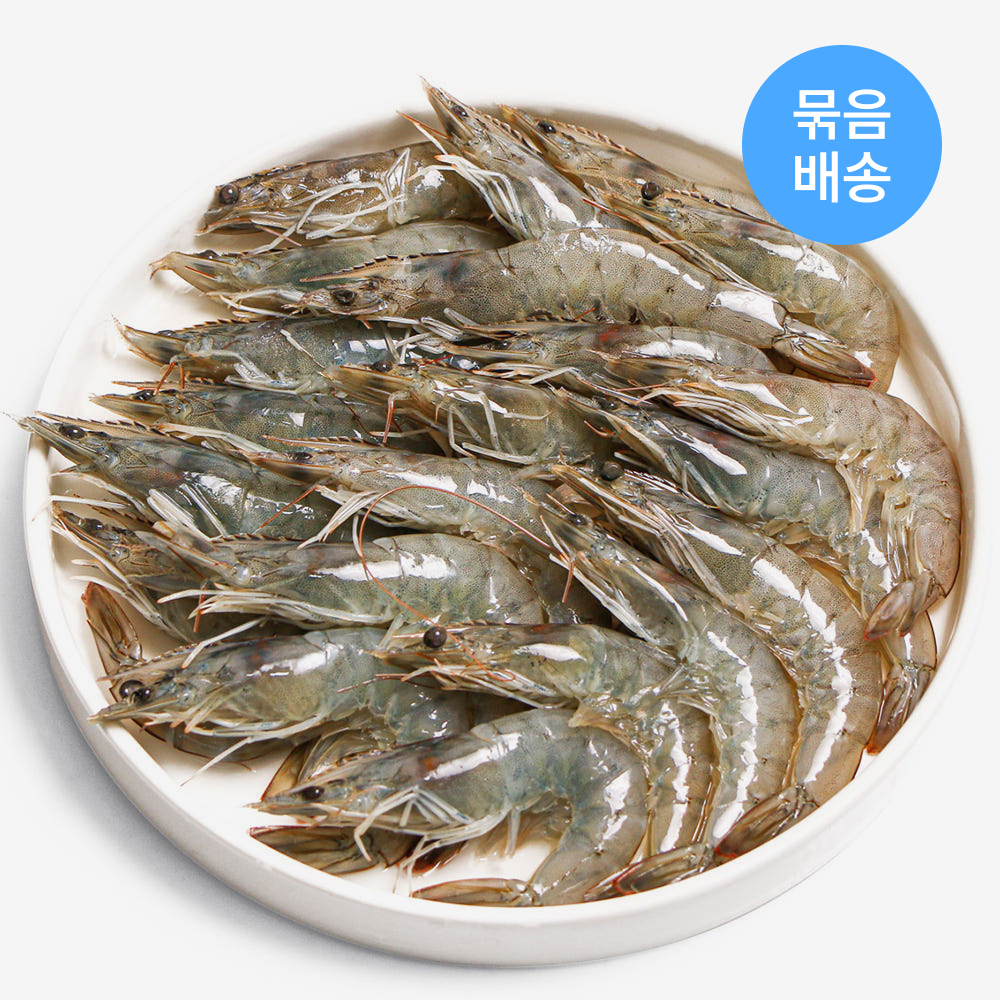 냉동 흰다리새우 중, 대 사이즈 2kg 에콰도르 페루 사우디아라비아 새우