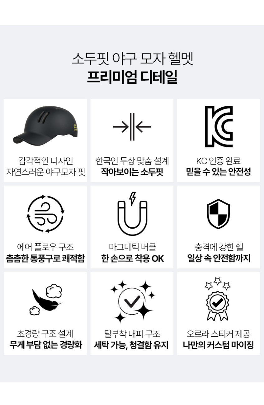 톰디어 초경량 전기 전동 어반 킥보드 자전거 헬멧 판매처 상세 정보 이미지 4