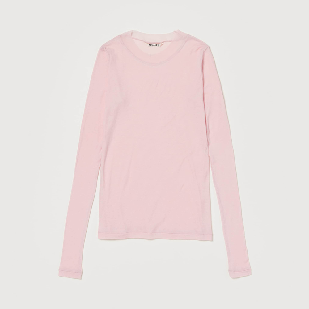 오라리 우먼즈 긴팔티 SUPER HIGH GAUGE SHEER RIB L/S TEE - 상세 이미지 5