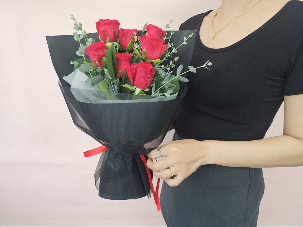 유스풀몰  레드장미 시크릿 한다발  생화  꽃배달 싼곳 정기구독 정기배송 - 상품 이미지