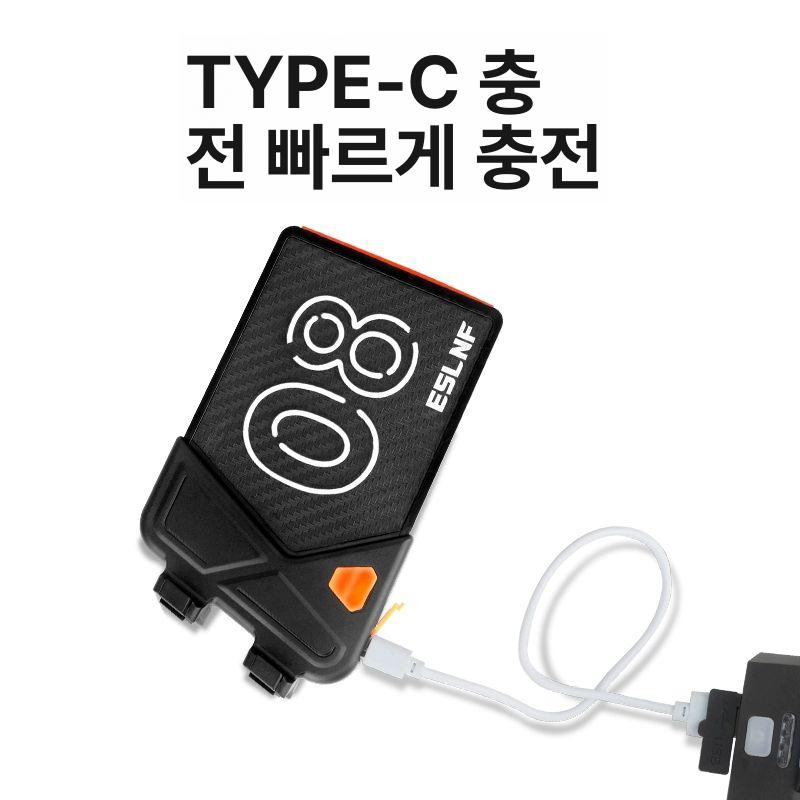 자전거 번호판 랜턴 후미등 안전등 충전 테일램프 장비 크리에이티브 미등 빨간색 숫자 00 - 상세 이미지 5