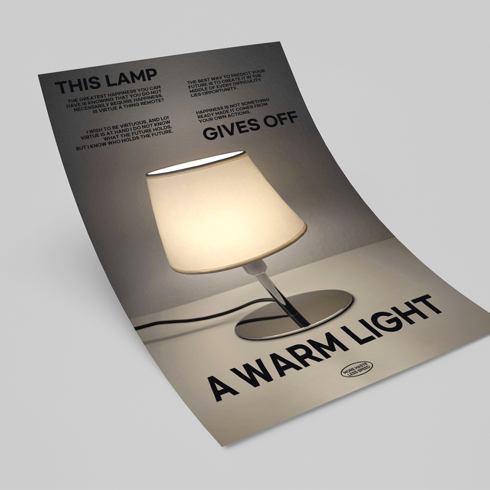 아트포스터 미드센츄리 포스터 액자 사진 Lamp D A4 - 상세 이미지 3