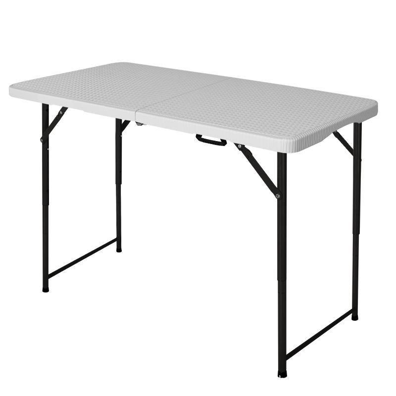 긴 접이식 테이블 1800 2400 행사용 행사 휴대용 야외 이동식  화이트-테이블 비접이식 1.22m