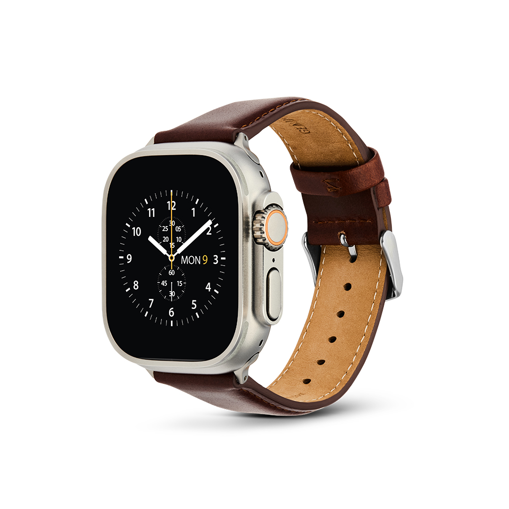 다니엘 웰링턴 SMARTWATCH LEATHER STRAP 애플워치 울트라 버클 가죽밴드 - 상세 이미지 3