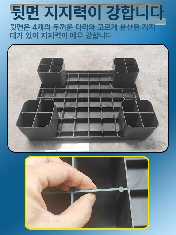소형 바닥 물류 발판 산업용 깔판 파레트 팔렛트 11.5cm 30cmx길이 40cm A - 상세 이미지 3