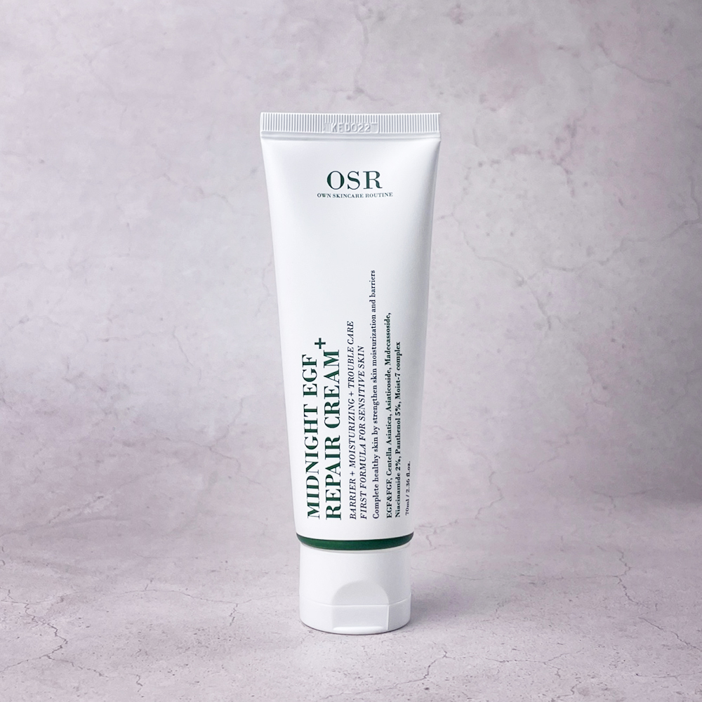 오에스알 미드나잇 EGF 재생 병풀 판테놀 마데카 시카 리페어 크림 70ml, 1개 이미지 7