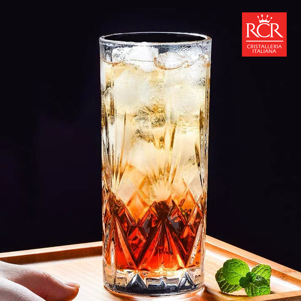 RCR 크리스탈 위스키잔 고급 술잔 선물세트 6P 360ml, 6개, 멜로디아 하이볼잔