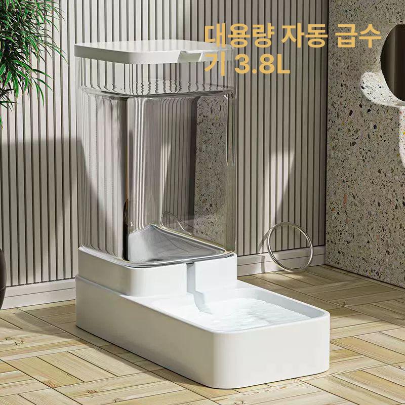 강아지 고양이 자동급식기 분리세척 반려견 급식기 업그레이드 가시형 대용량 3.8L - 상세 이미지 3