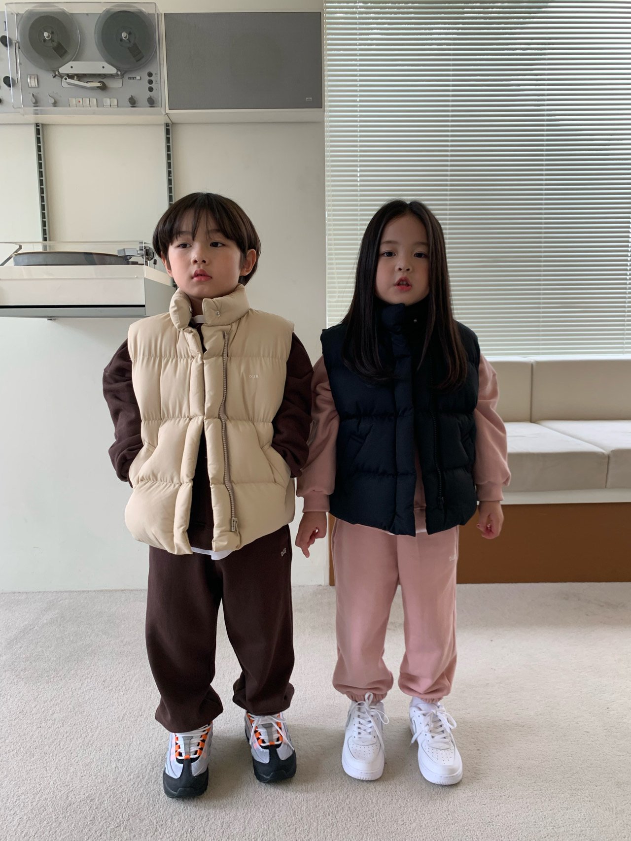OUR 아워아동복 패딩조끼 주니어 남아 여아 남대문아동복 - 상세 이미지 4