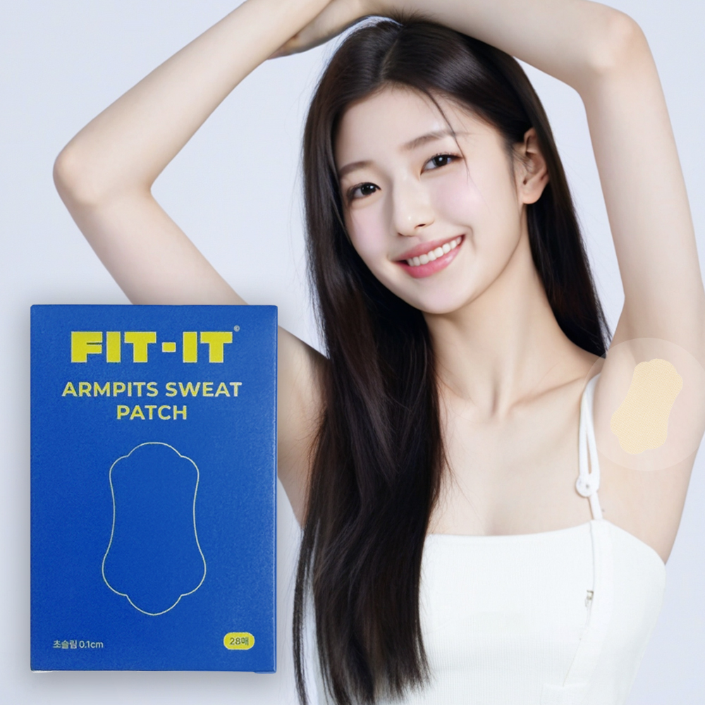 핏트잇 겨땀 패치 겨드랑이 땀 패치 억제 패드 땀흡수 - 상품 이미지