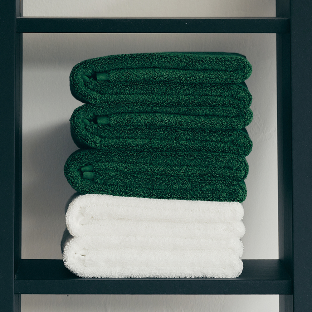 르뷔제 먼지없는 고급 호텔 수건 40수 스트라이프 수피마 타올 250g 10P