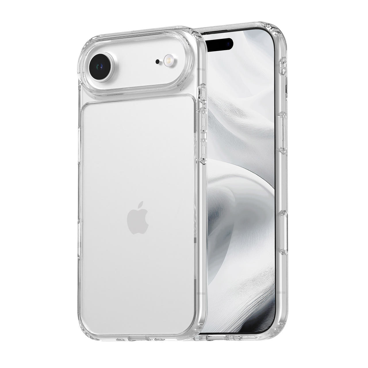 모란카노 퓨어쉴드 에어쿠션 범퍼 클리어 케이스 투명, 아이폰17 에어