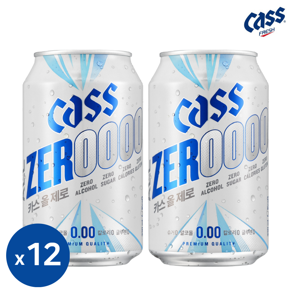 카스 제로 레몬 스퀴즈 0.0 330ml 12캔 세트 각6개씩 논알콜 무알콜 맥주맛 - 상세 이미지 4