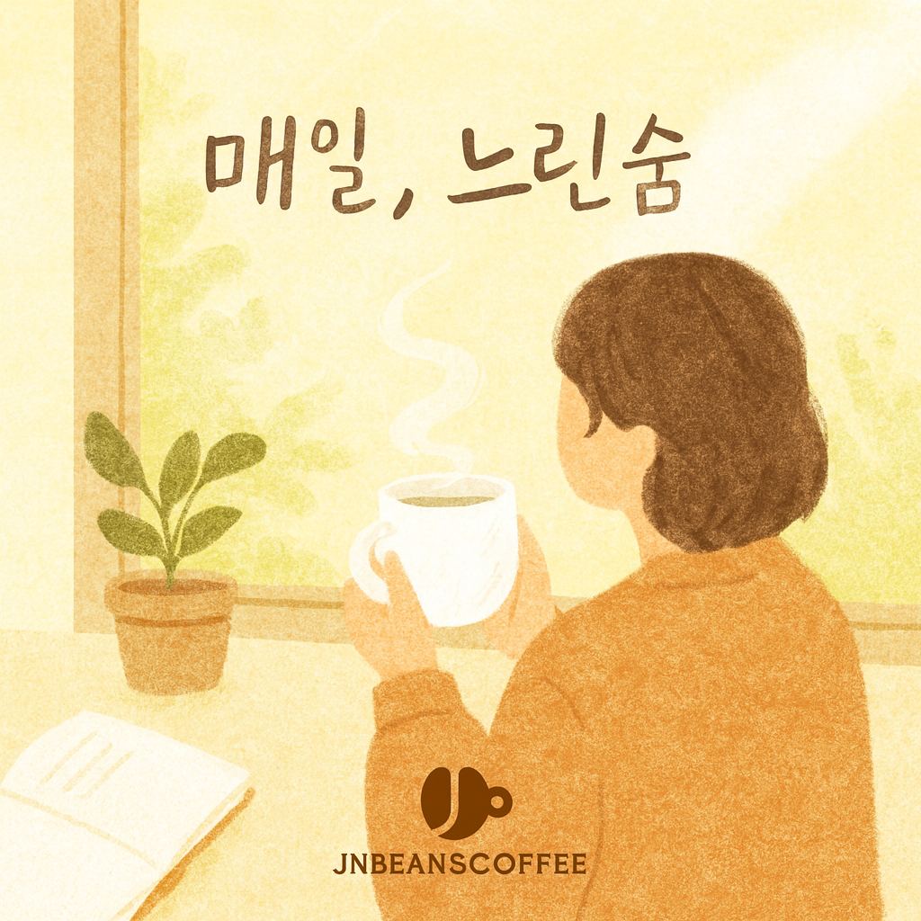 (제이엔빈즈커피 정기구독) 매일, 느린숨 - 상품 이미지