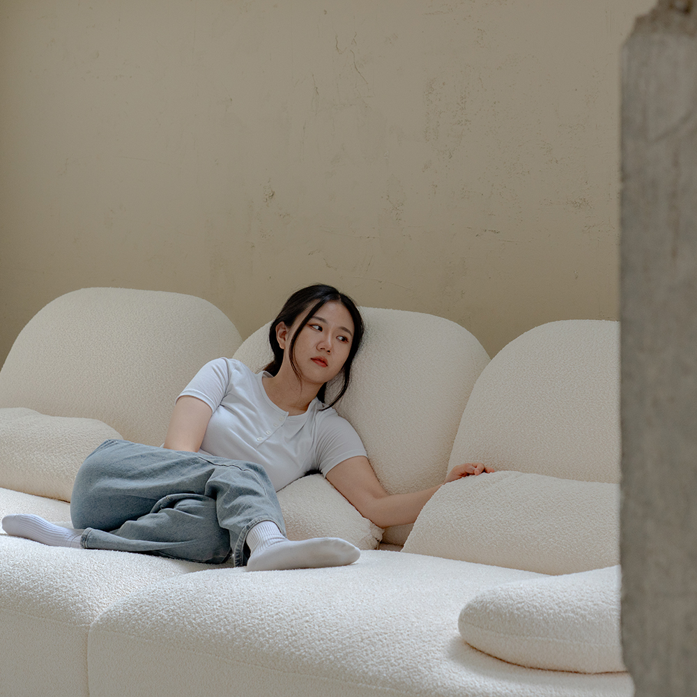 [프리덴소파] 엘리스 패브릭 소파 4인용 신혼가구 4인 스윙기능