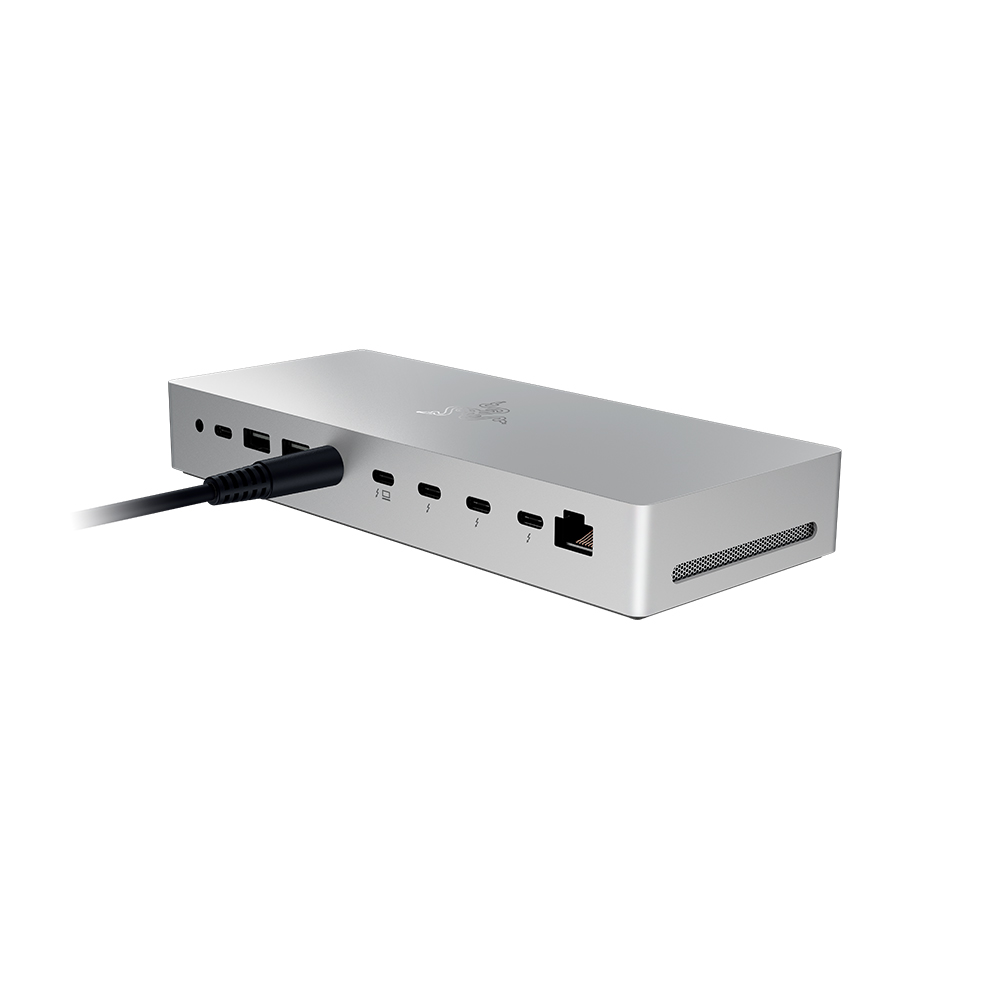레이저코리아 Razer Thunderbolt5 Dock Mercury White 알루미늄 연결독 - 상세 이미지 2