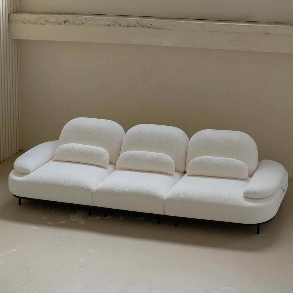 [프리덴소파] 엘리스 패브릭 소파 4인용 신혼가구 4인 스윙기능