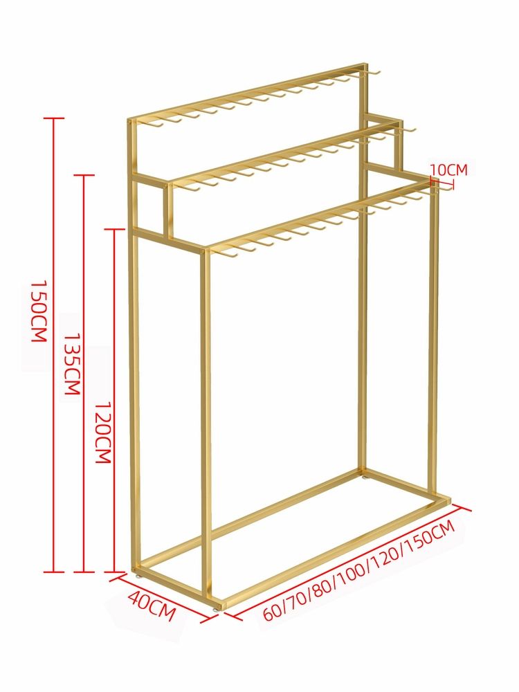 벨트 가판대 진열대 허리띠 디스플레이 선반 프리미엄 60cmx40cmx150cm A 기본형 - 상세 이미지 5