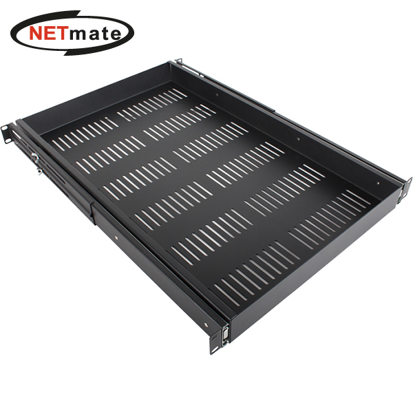 강원전자 넷메이트 서버랙 슬라이딩 선반(블랙) CYSS-1UD26(B)