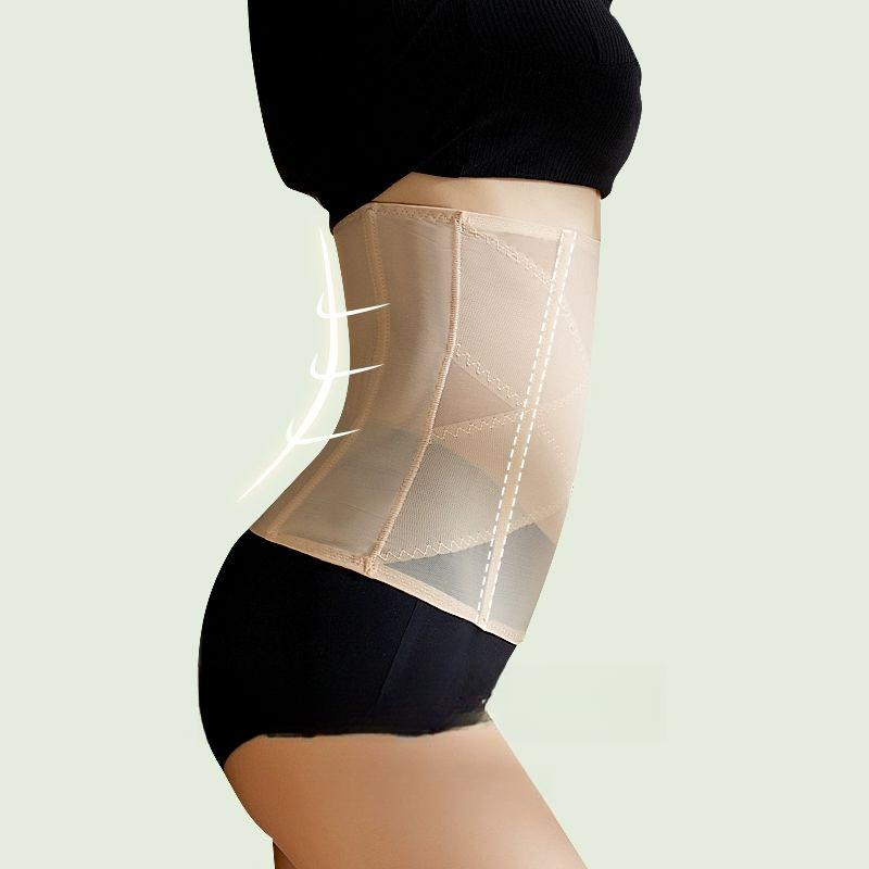 여성 여름 지지대 얇은 시스루 허리 압박 일자 피부 S 35.0-42.0kg - 상품 이미지