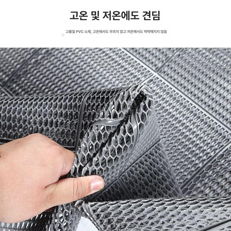 건식 욕실 화장실 세탁실 미끄럼방지 화물차 베란다 그레이 0.9m 너비x6m 길이 - 상세 이미지 4