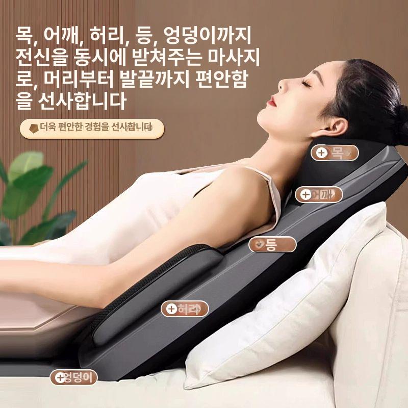 휴대용안마의자 효도선물 주무름 효자손 부모님효도상품 레드블랙 기본 모델 4인1체+목 등 - 상세 이미지 3
