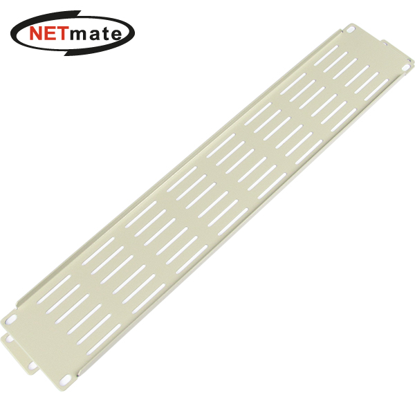 강원전자 넷메이트 허브랙 통풍식 블랭크 판넬(2U/아이보리) CYPV-2U(Ivory)