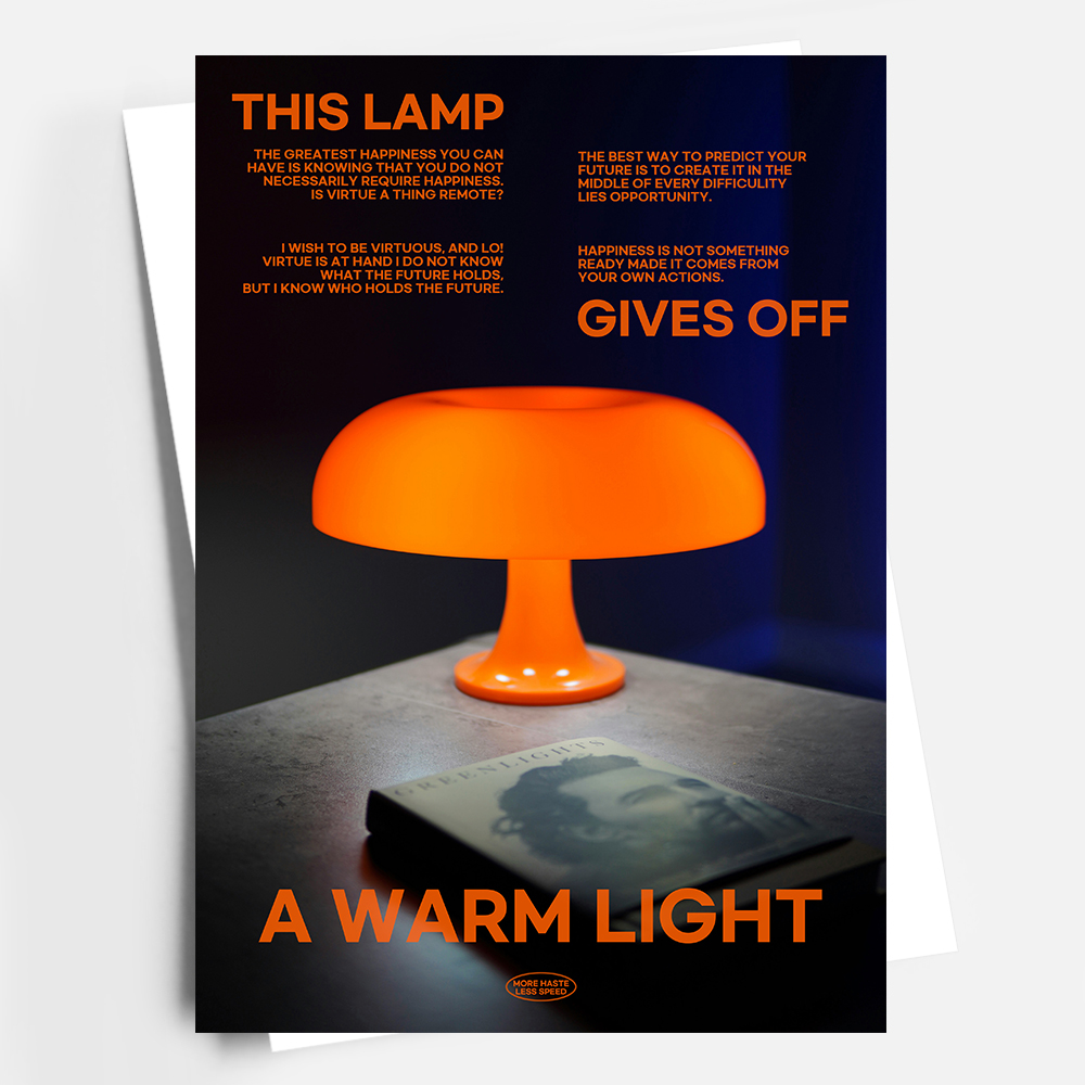 아트포스터 미드센츄리 포스터 액자 사진 Lamp I A4 - 상세 이미지 4