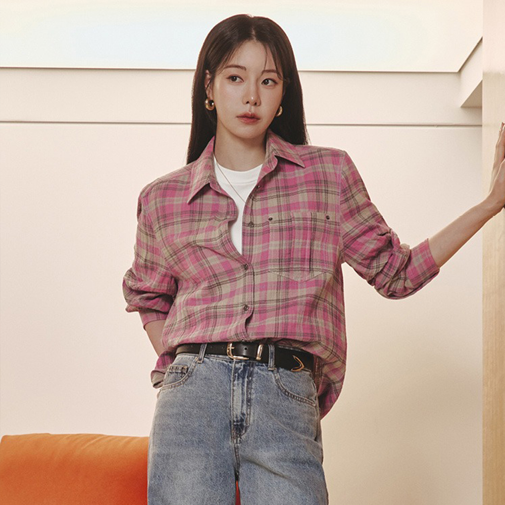 25FW 에뜨왈 체크 셔츠