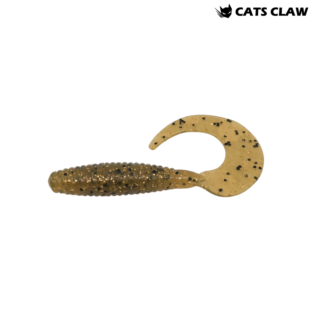 캣츠크로우 씨그럽 우럭웜 광어캐스팅 배스웜 028 워터멜론 골드, 10cm(4인치) - 메인 이미지