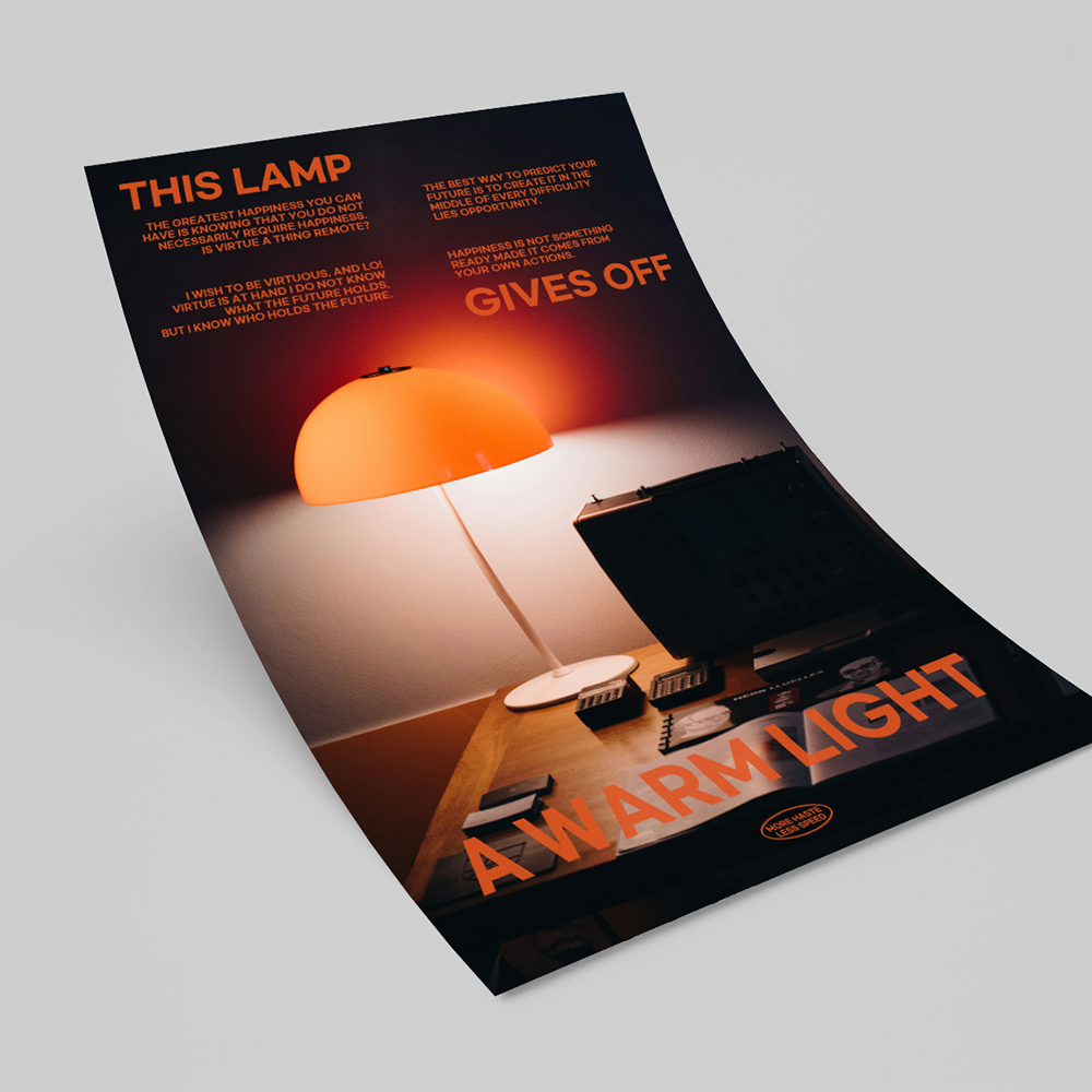 아트포스터 미드센츄리 포스터 액자 사진 Lamp E A4 - 상세 이미지 3
