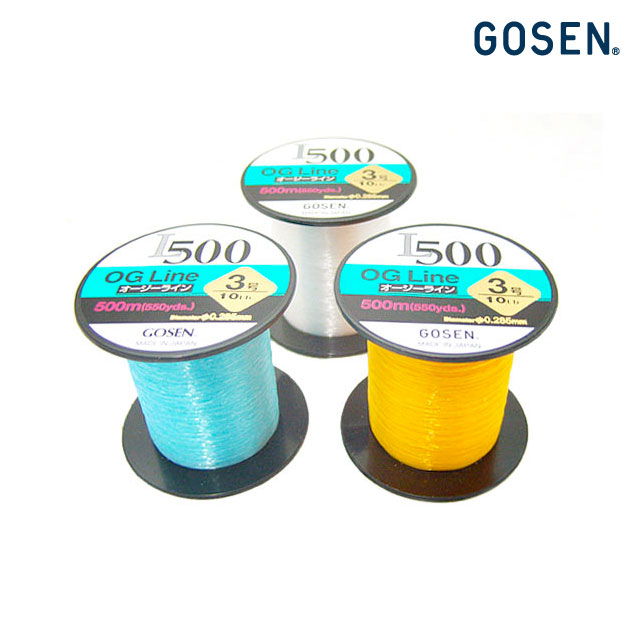 고센 OG 라인 나일론 원줄 500M 바다 낚시 모노라인 대용량 3호 - 메인 이미지