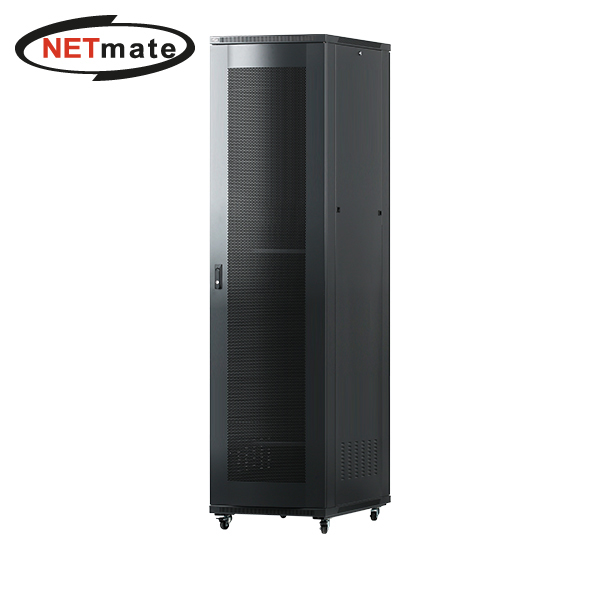 강원전자 넷메이트 타공문 서버랙(블랙) NM-S2000PD(BLACK)