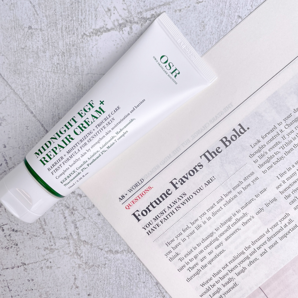 오에스알 미드나잇 EGF 재생 병풀 판테놀 마데카 시카 리페어 크림 70ml, 1개 - 상세 이미지 5