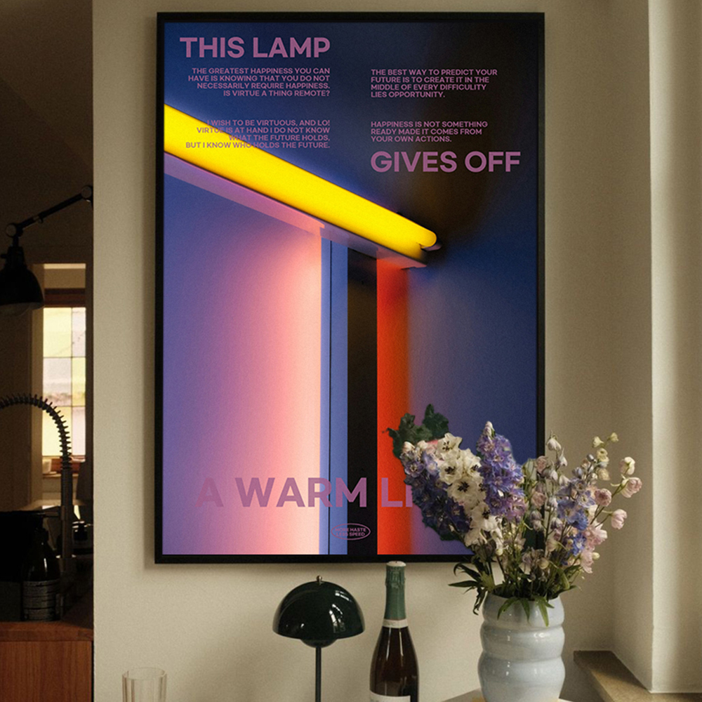 아트포스터 미드센츄리 포스터 액자 사진 Lamp J A4 - 상세 이미지 2