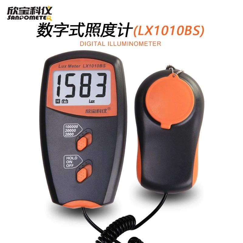 디지털 조도계 LX1010BS 측정 밝기 광도 공구 시험기 LX1010B 1-50000Lux - 상세 이미지 2