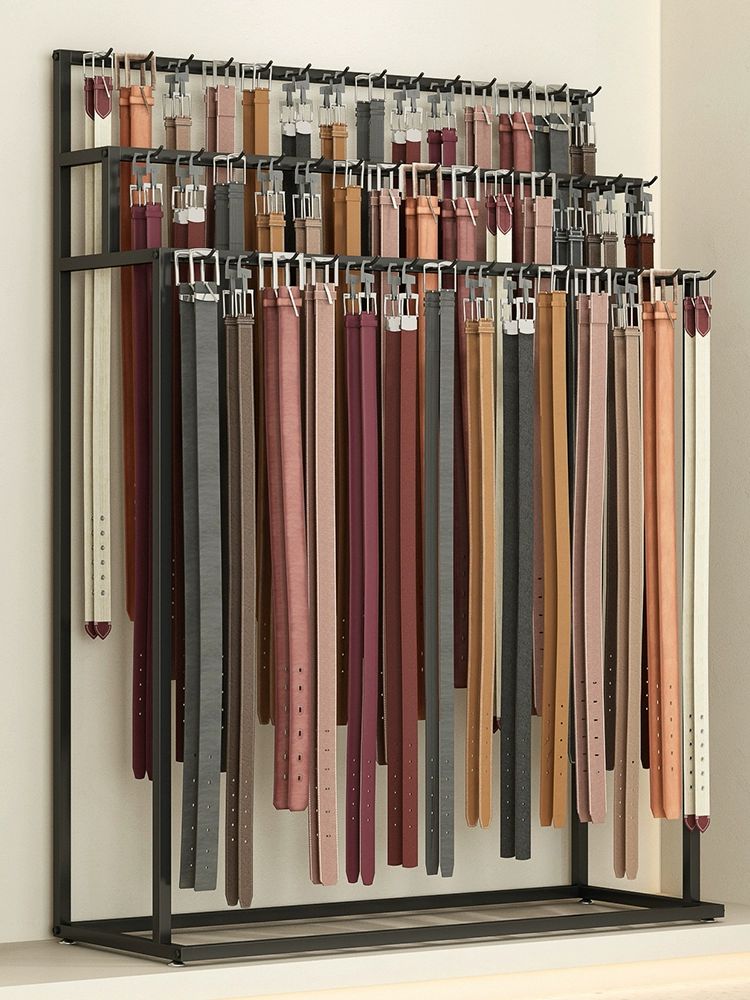 벨트 가판대 진열대 허리띠 디스플레이 선반 프리미엄 60cmx40cmx150cm A 기본형 - 상품 이미지