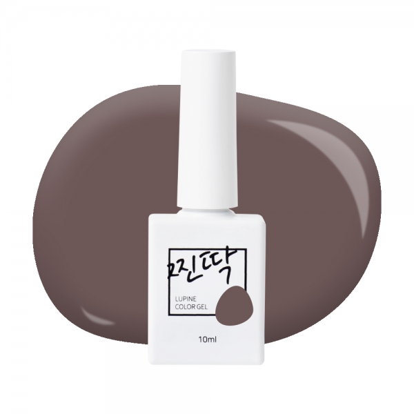 찐딱 컬러젤폴리쉬 10ml JJ100 (딥카카오 브라운) - 상품 이미지