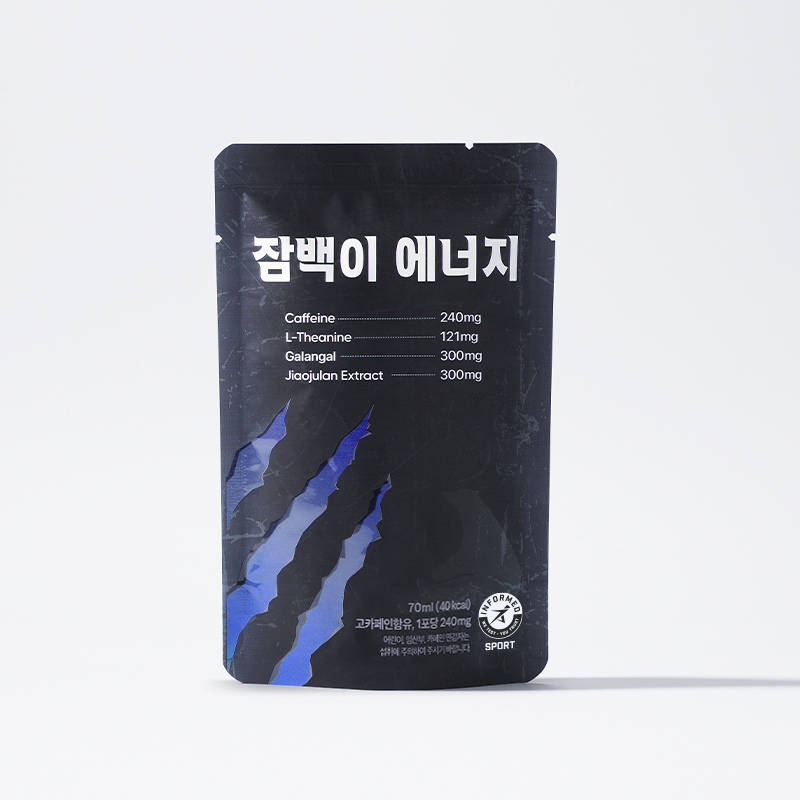 잠백이 에너지 헬스부스터 운동 전 부스터 70ml 30개입 - 상품 이미지