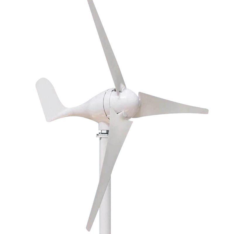 풍력 발전기 소형 수직 야외 날개 옥상 터빈 100W 12V 3날+컨트롤러 - 상품 이미지