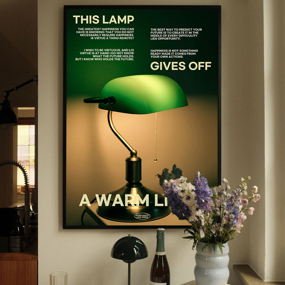 아트포스터 미드센츄리 포스터 액자 사진 Lamp F A4 - 상세 이미지 2