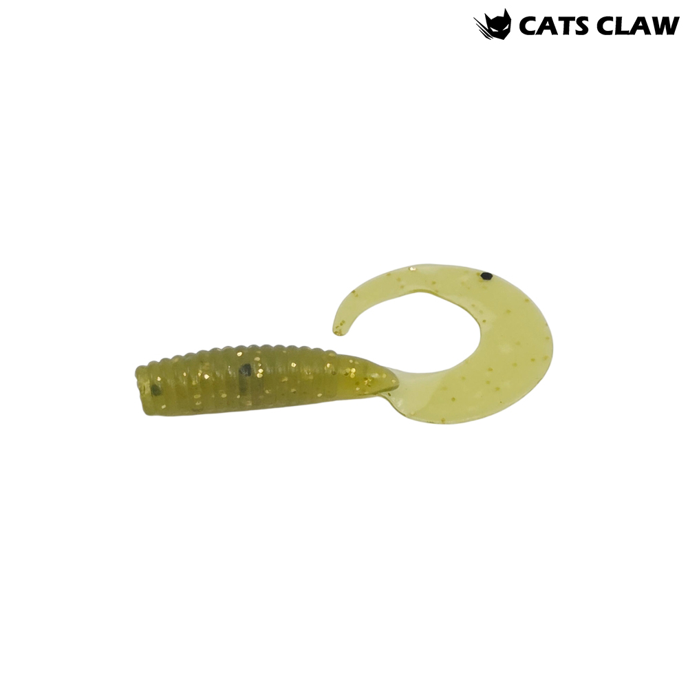 캣츠크로우 씨그럽 우럭웜 광어캐스팅 배스웜 028 워터멜론 골드, 5cm(2인치) - 메인 이미지