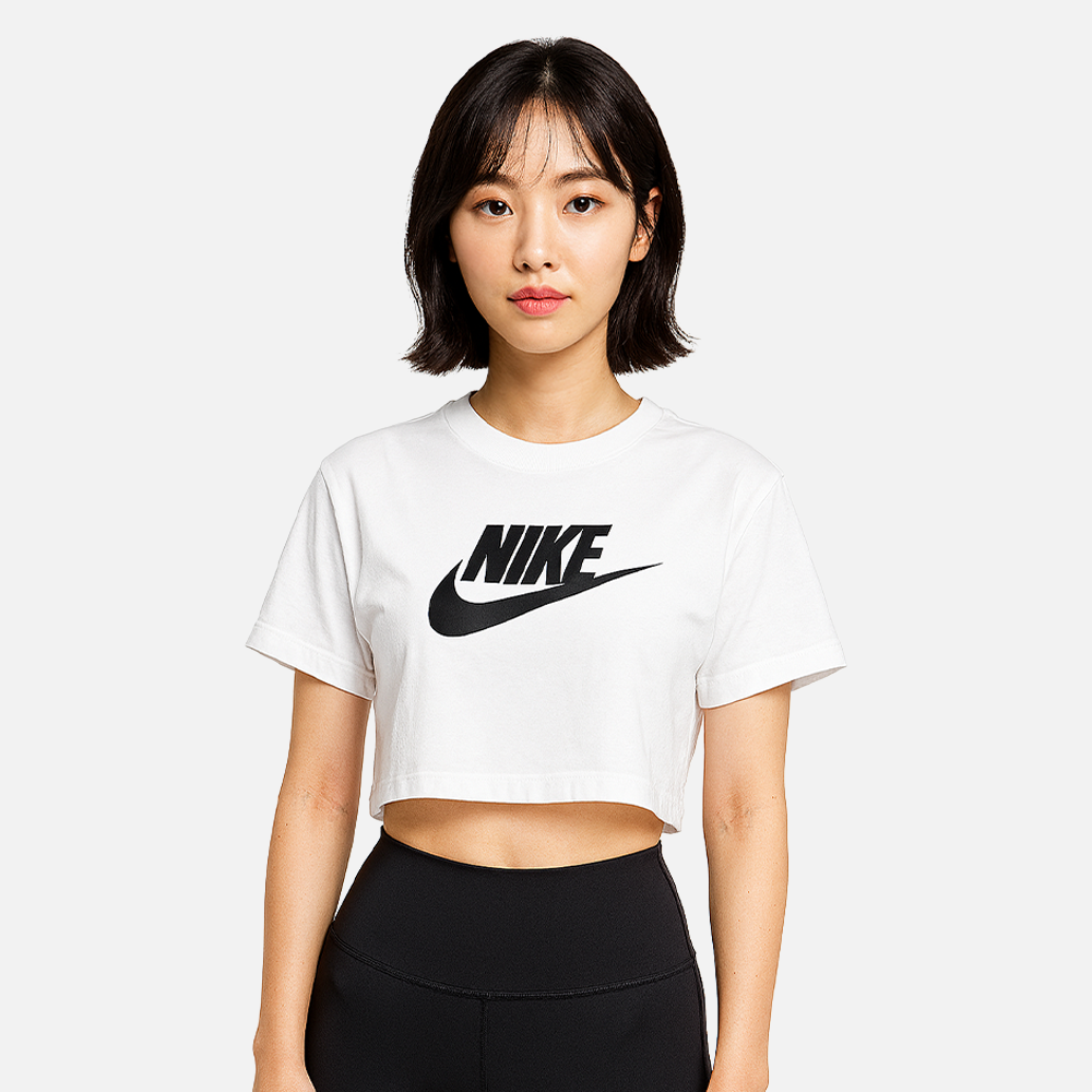 나이키 우먼 NSW 퓨추라 크롭 반팔티 BV6176-100